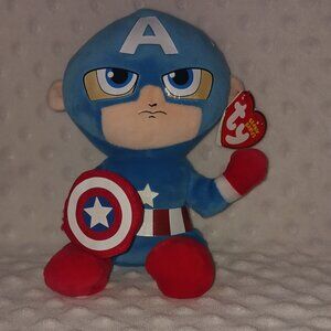 Beanie Babies Captain America plush
